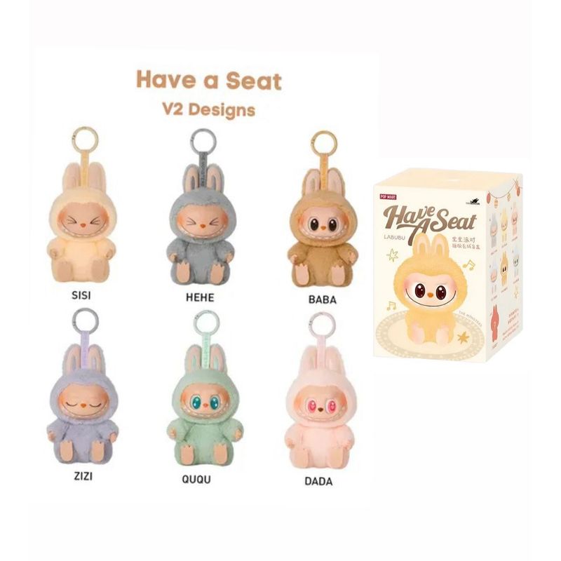 GENERICO - Labubu Llavero Colgante de Peluche Diseño Sorpresa
