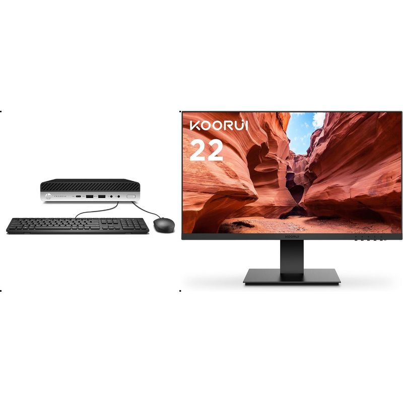 HEWLETT PACKARD - COMPUTADOR HP 600 G3 Mini PC Intel Core i5-6500T 16GB RAM 256GB USB-C Windows 11