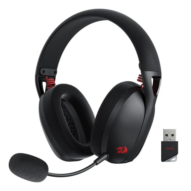 REDRAGON - Auriculares Audifonos Inalambricos 2.4 Bt Redragon Ire Pro H