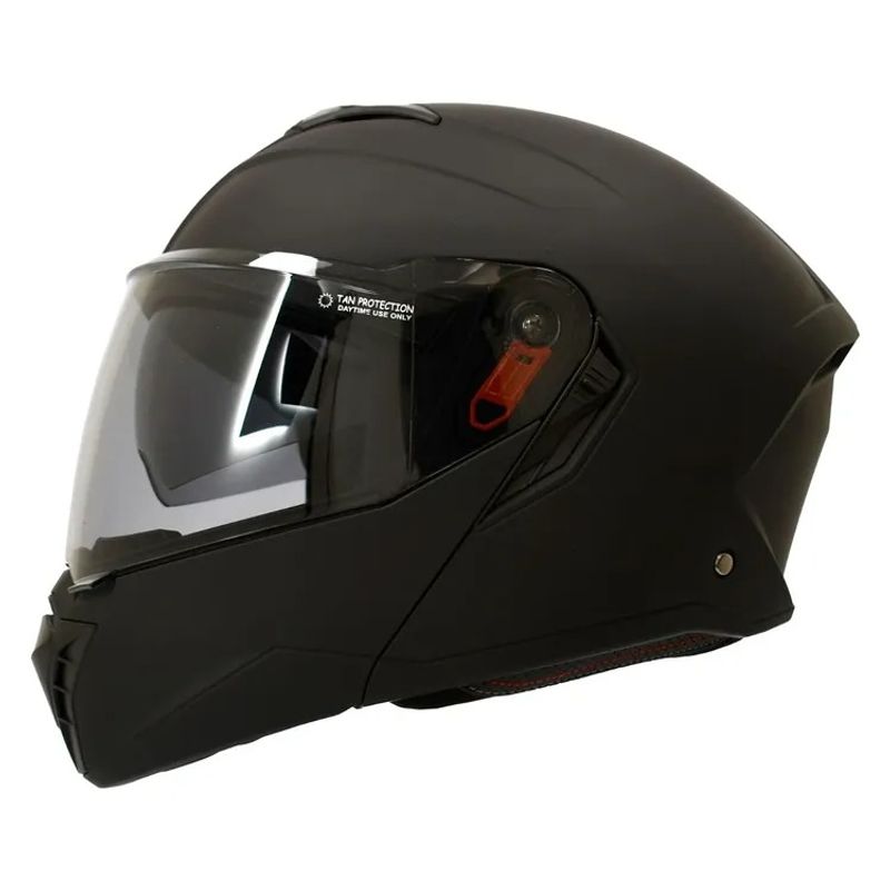 KONTROL - CASCO KONTROL TROOPER CERTIFICADO DOT ABATIBLE NEGRO M