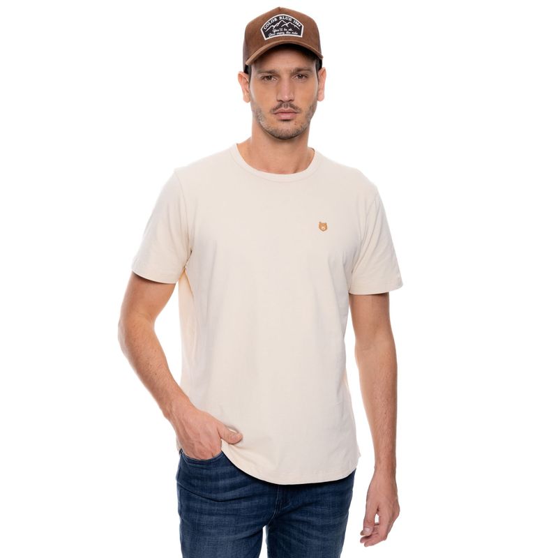 COLOR BLUE - Camiseta Manga Corta Con Logo