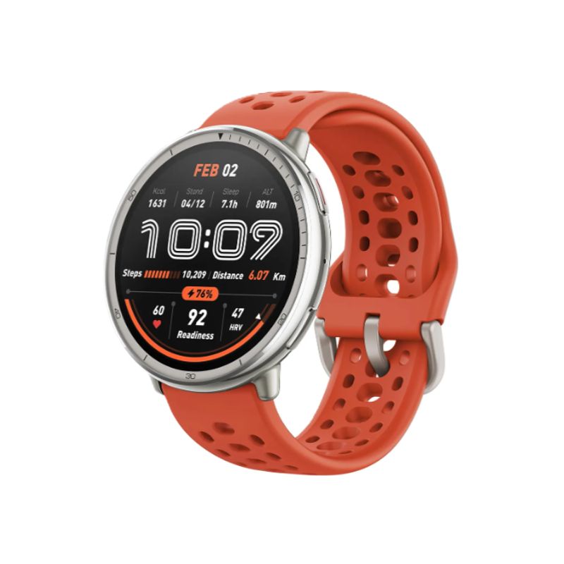 AMAZFIT - Reloj Inteligente Amazfit Active 2 Con Gps, 44 Mm Color Rojo