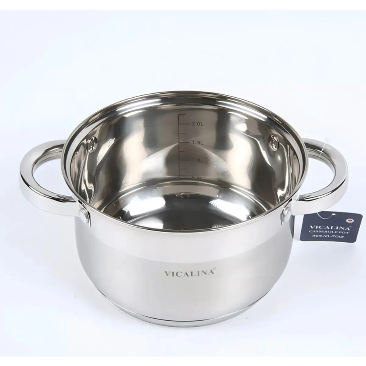 GENERICO - Juego de Ollas en Acero Quirúrgico Con Tetera 12 Piezas Termodifusor