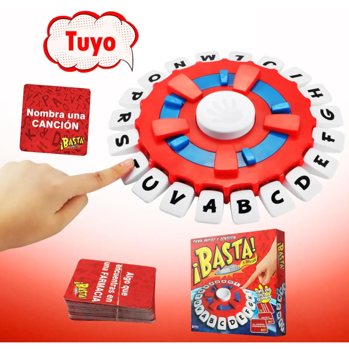 GENERICO - Juego De Mesa Basta Interactivo Palabras Agilidad Mental