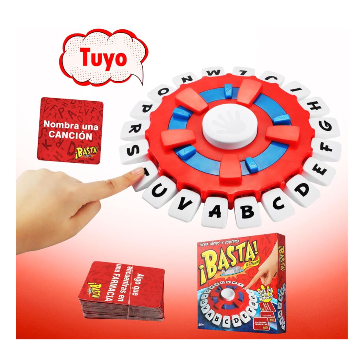 GENERICO - Juego De Mesa Basta Interactivo Palabras Agilidad Mental