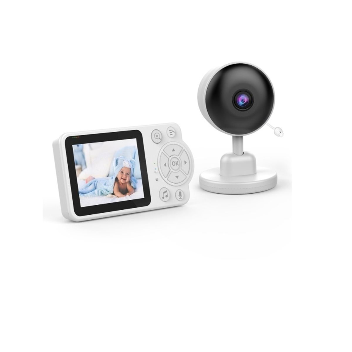 GENERICO - Cámara De Monitoreo Para Bebes 2.4 Pulgadas MONITOR DE BEBE C3