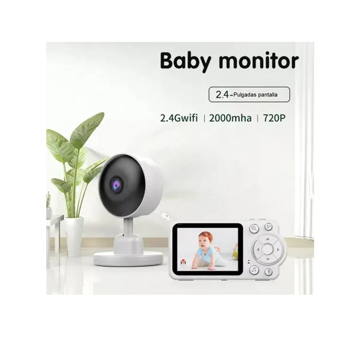 GENERICO - Cámara De Monitoreo Para Bebes 2.4 Pulgadas MONITOR DE BEBE C3