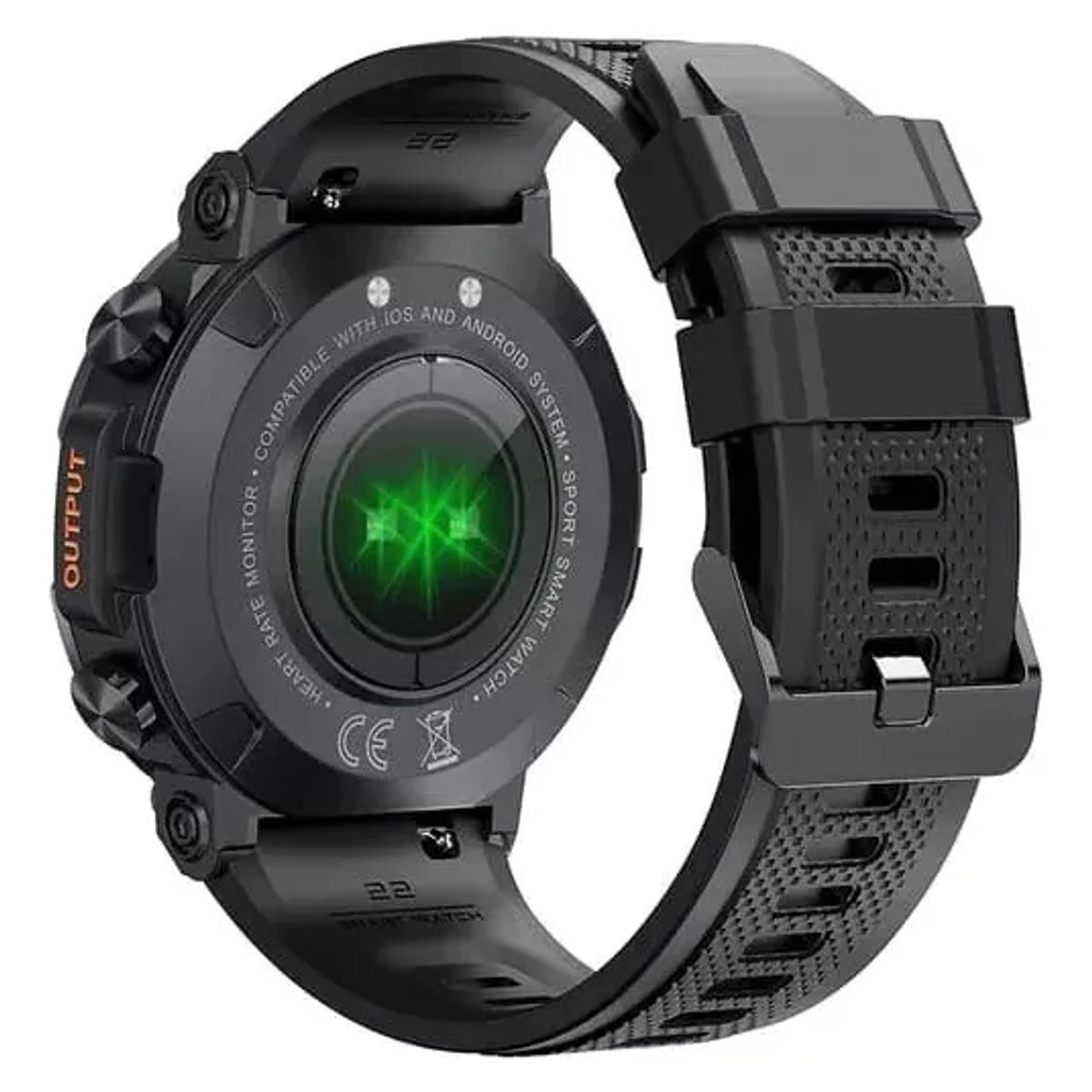 GENERICO - Reloj Inteligente K56 Pro Con Función De Llamada Silicona Negro