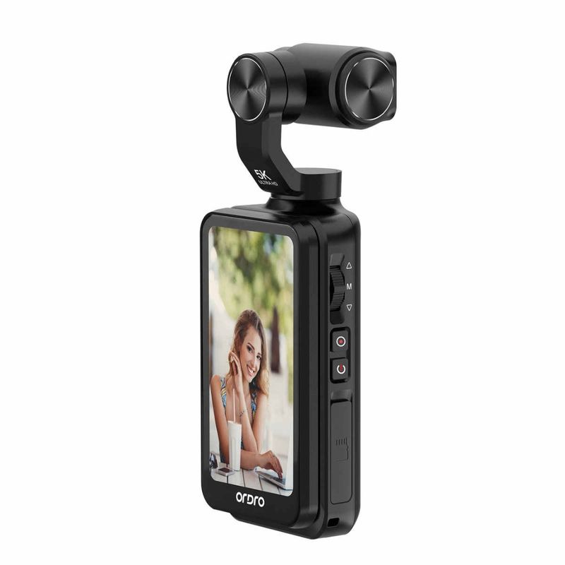 GENERICO - Cámara Filmadora Estabilizadora Pantalla Táctil Portable M5