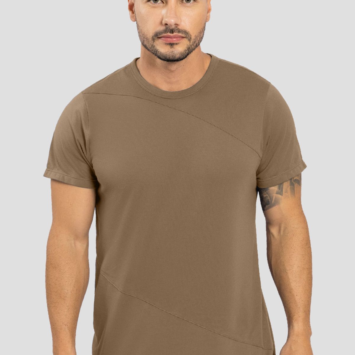 MARKETING PERSONAL - Camiseta Hombre Taupe Mp 88199