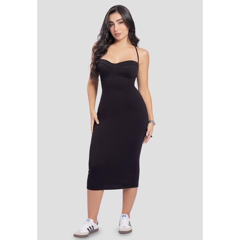 MARKETING PERSONAL - Vestido Mujer Negro Mp 5519