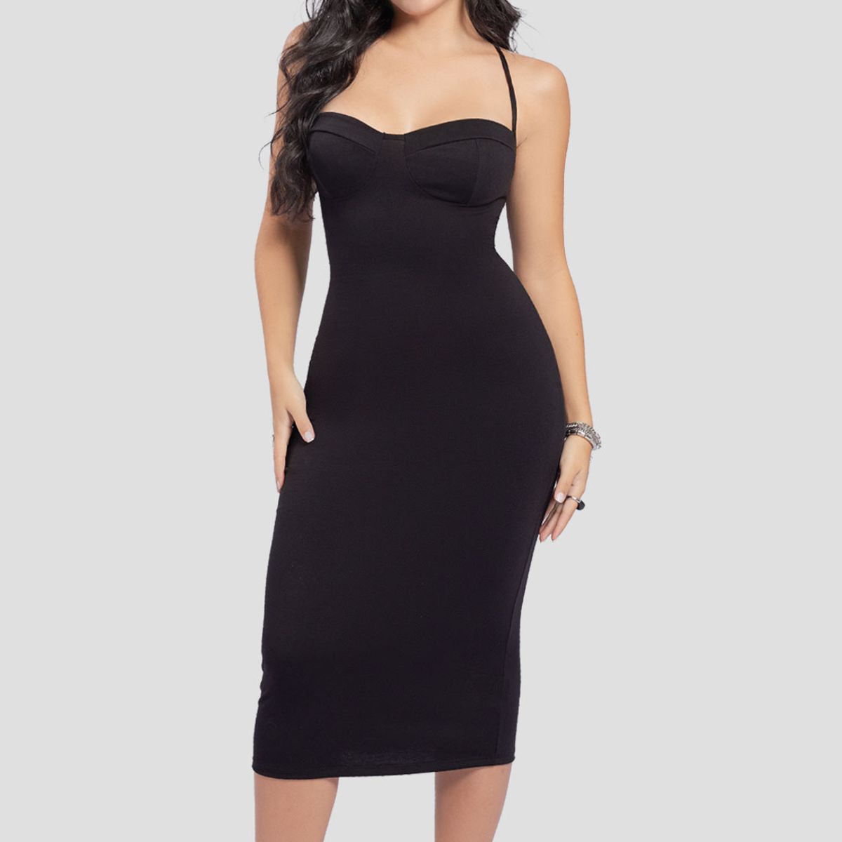 MARKETING PERSONAL - Vestido Mujer Negro Mp 5519