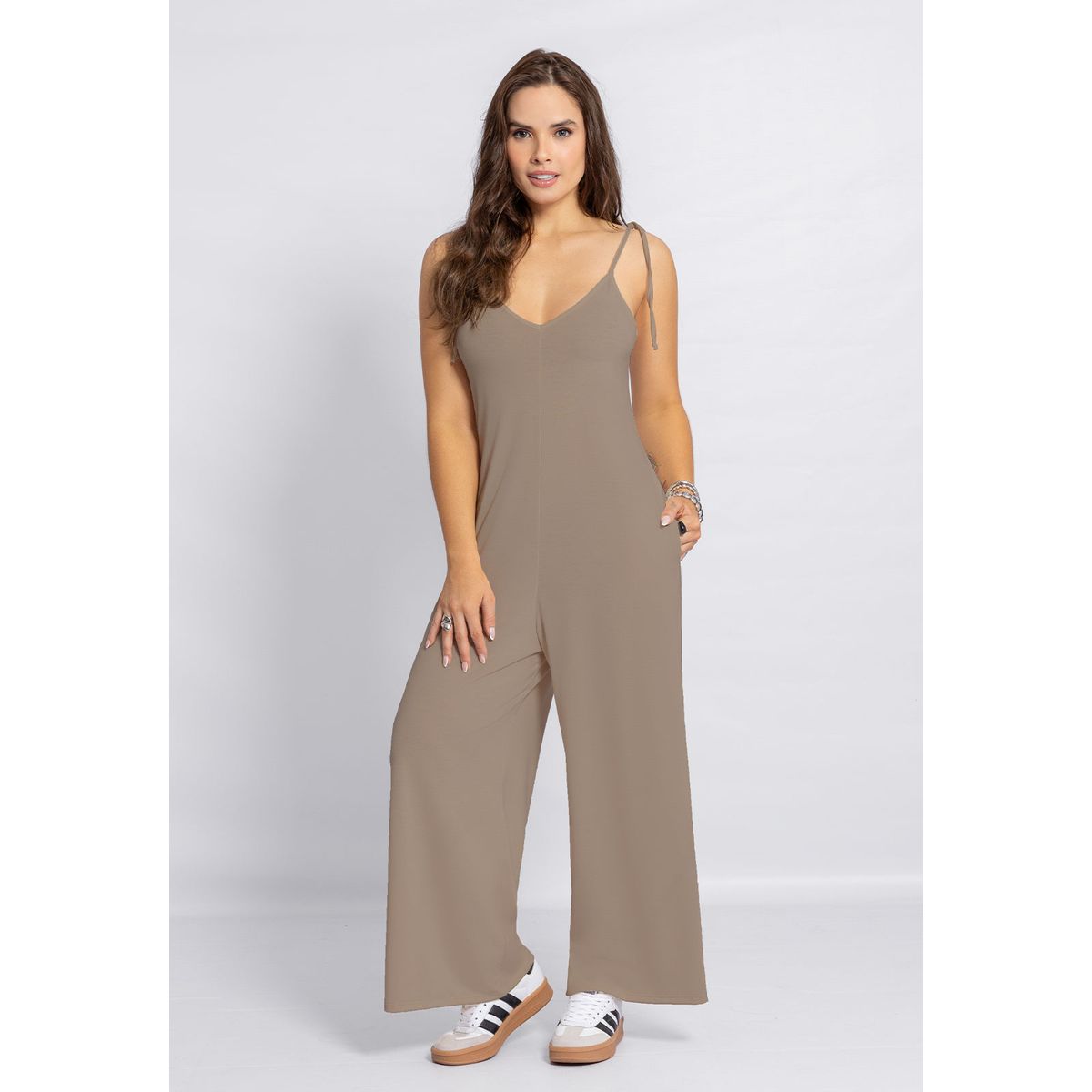 MARKETING PERSONAL - Enterizo Largo Mujer Café Pardo Mp 7230