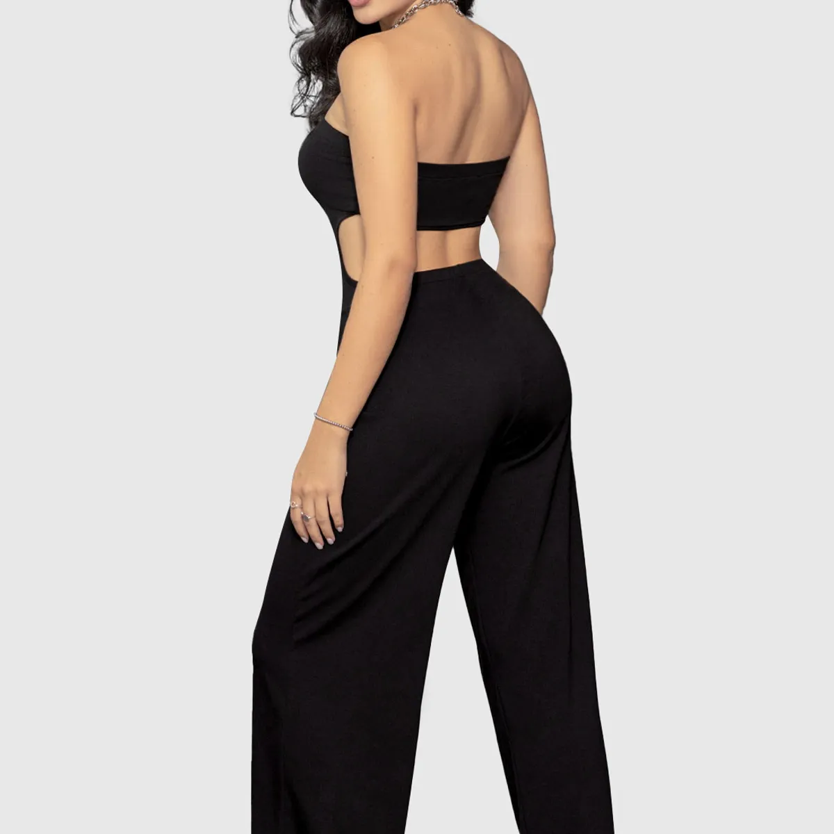 MARKETING PERSONAL - Enterizo Largo Mujer Negro Mp 110792