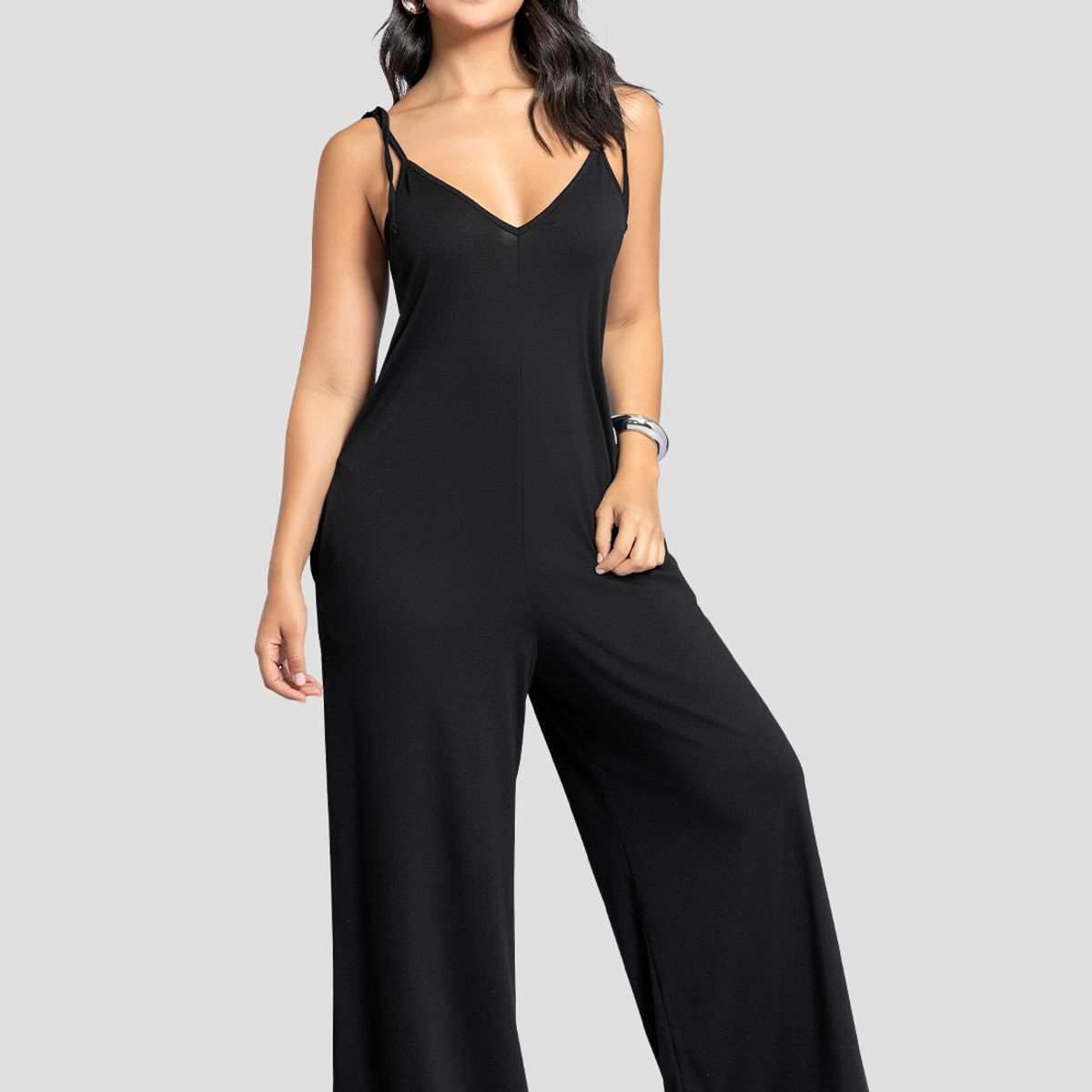 MARKETING PERSONAL - Enterizo Largo Mujer Negro Mp 7230