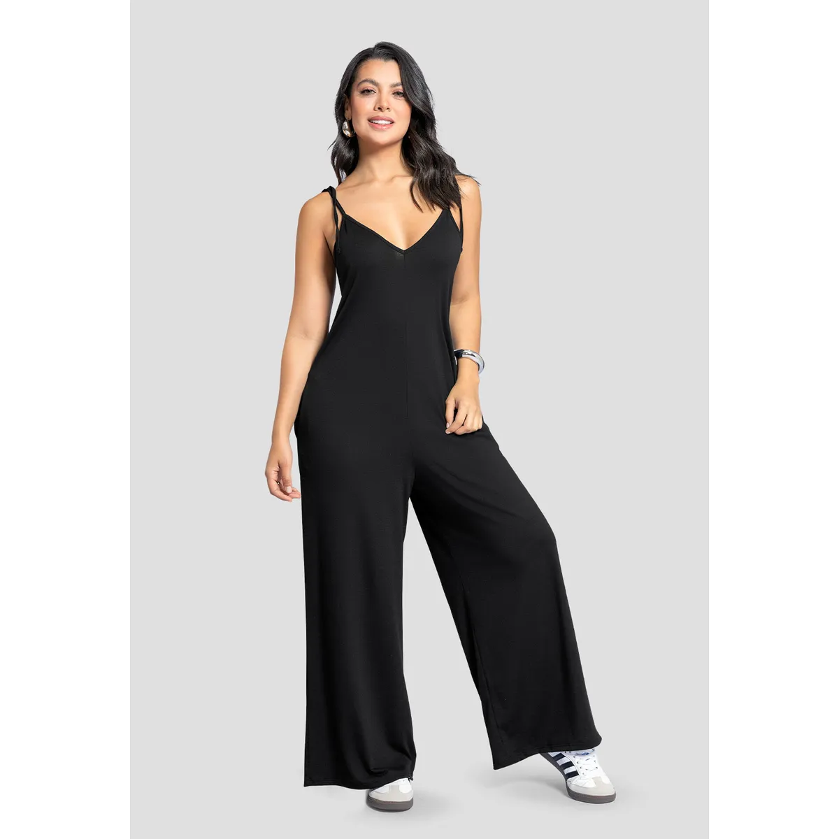 MARKETING PERSONAL - Enterizo Largo Mujer Negro Mp 7230