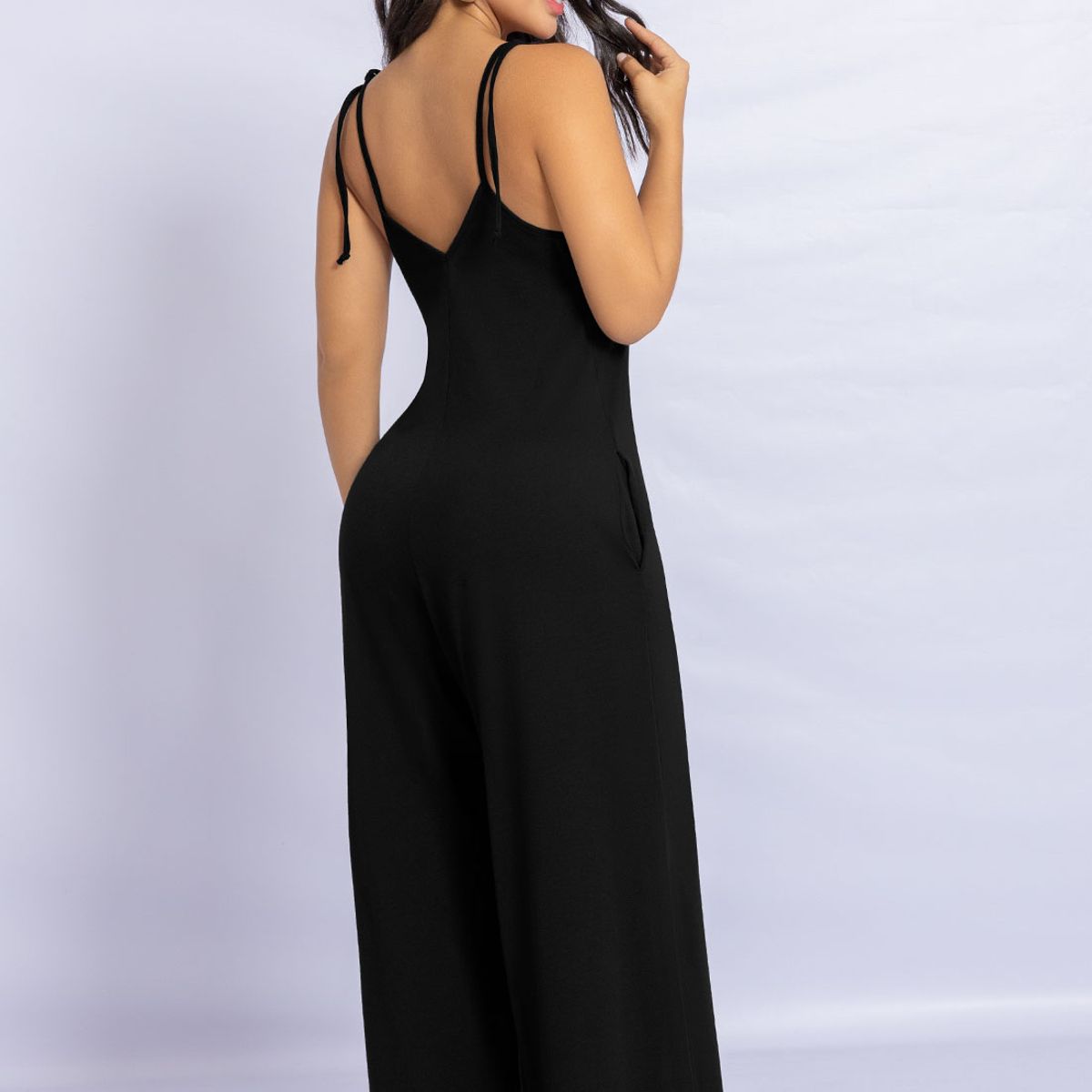 MARKETING PERSONAL - Enterizo Largo Mujer Negro Mp 7230