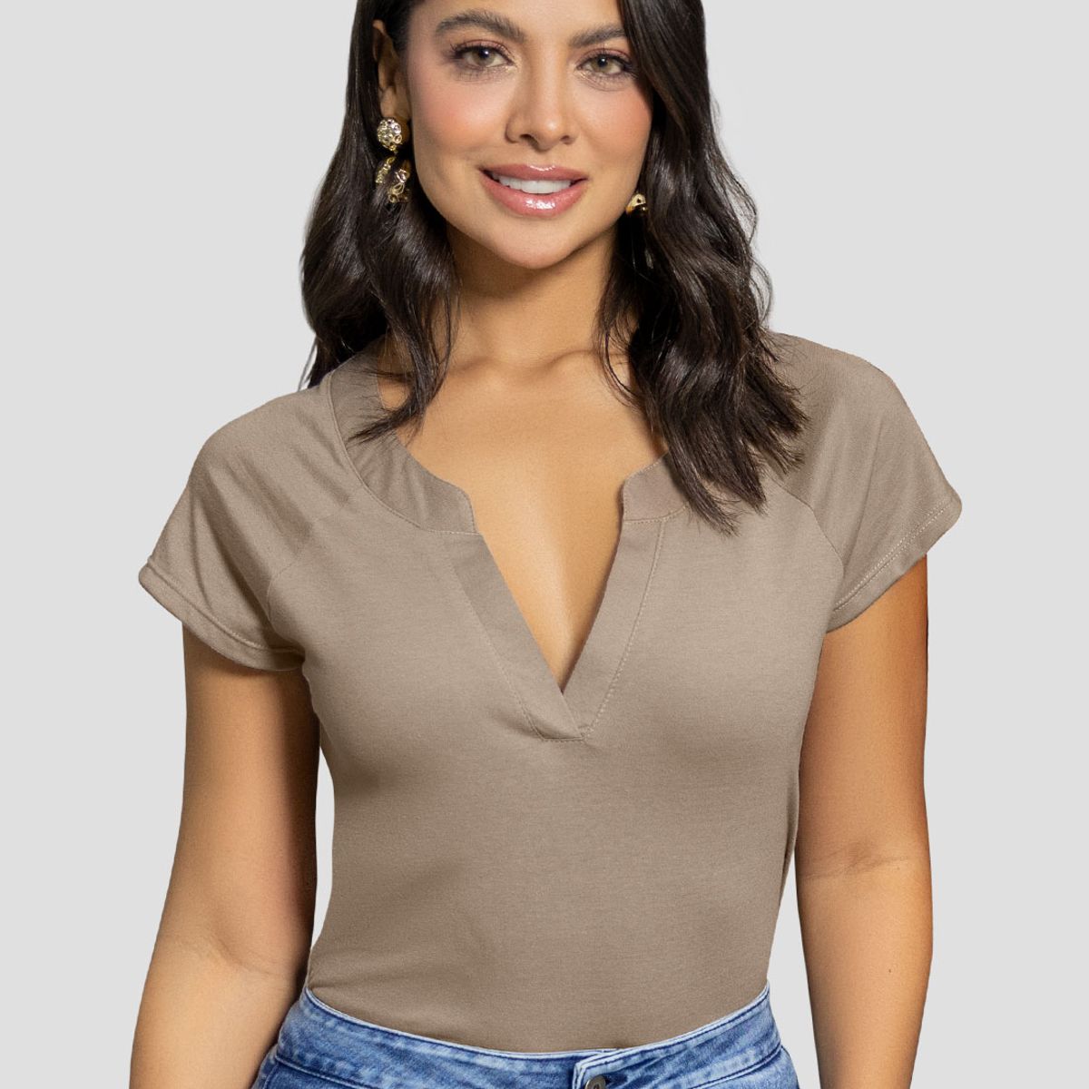 MARKETING PERSONAL - Blusa Mujer Café Pardo Mp 104190