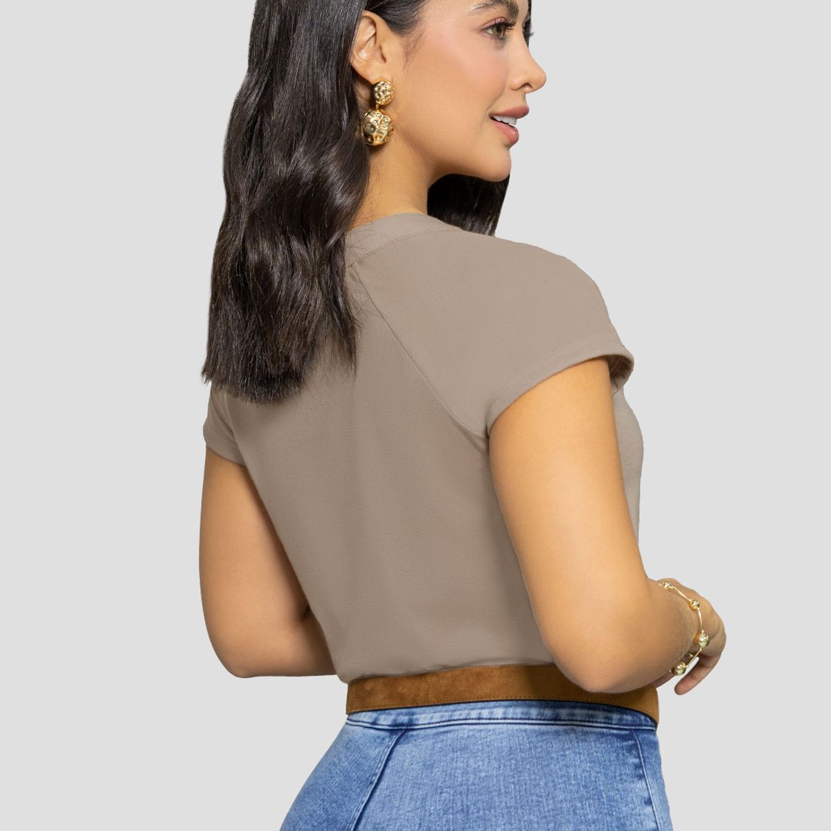MARKETING PERSONAL - Blusa Mujer Café Pardo Mp 104190