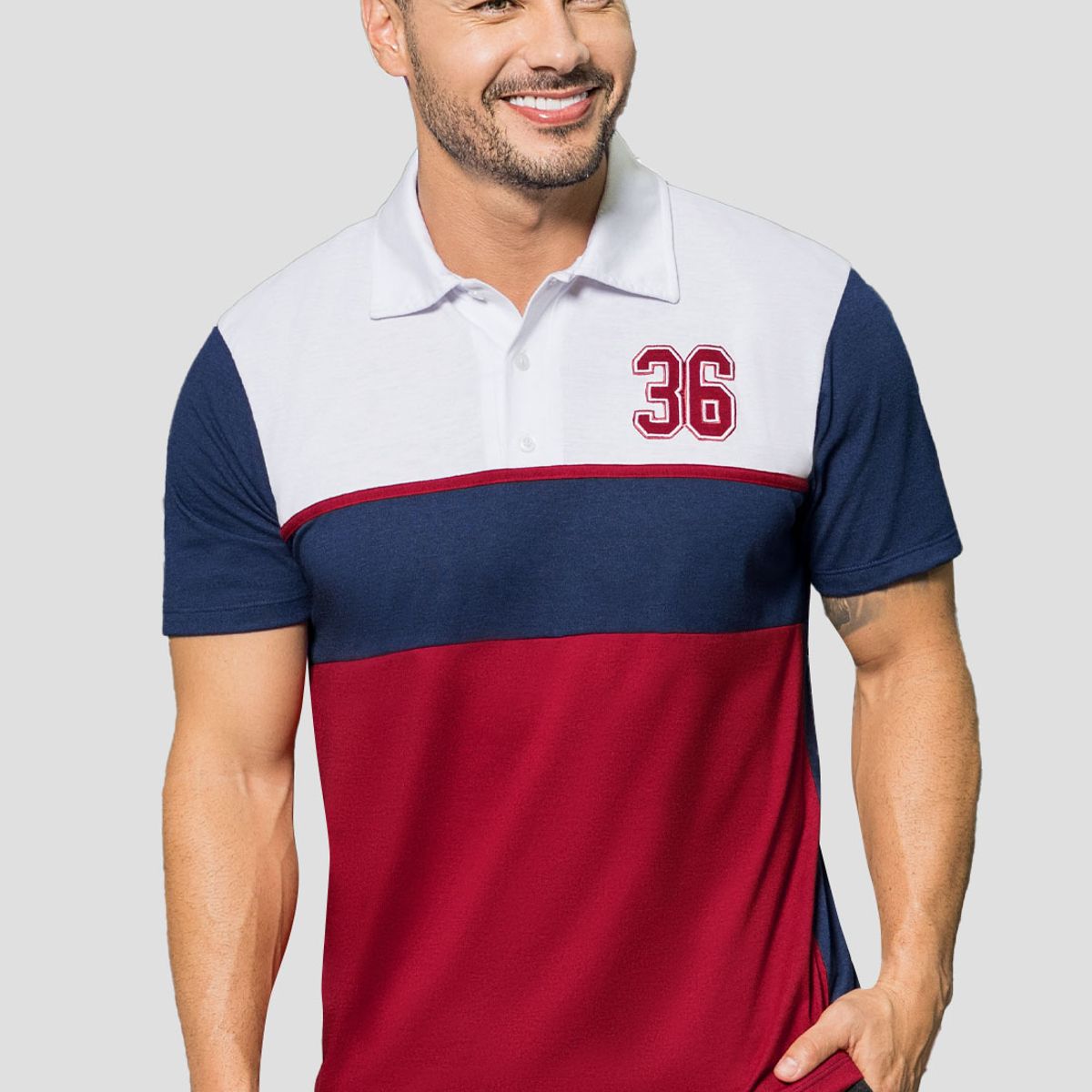MARKETING PERSONAL - Polo Hombre Multicolor Mp 110970