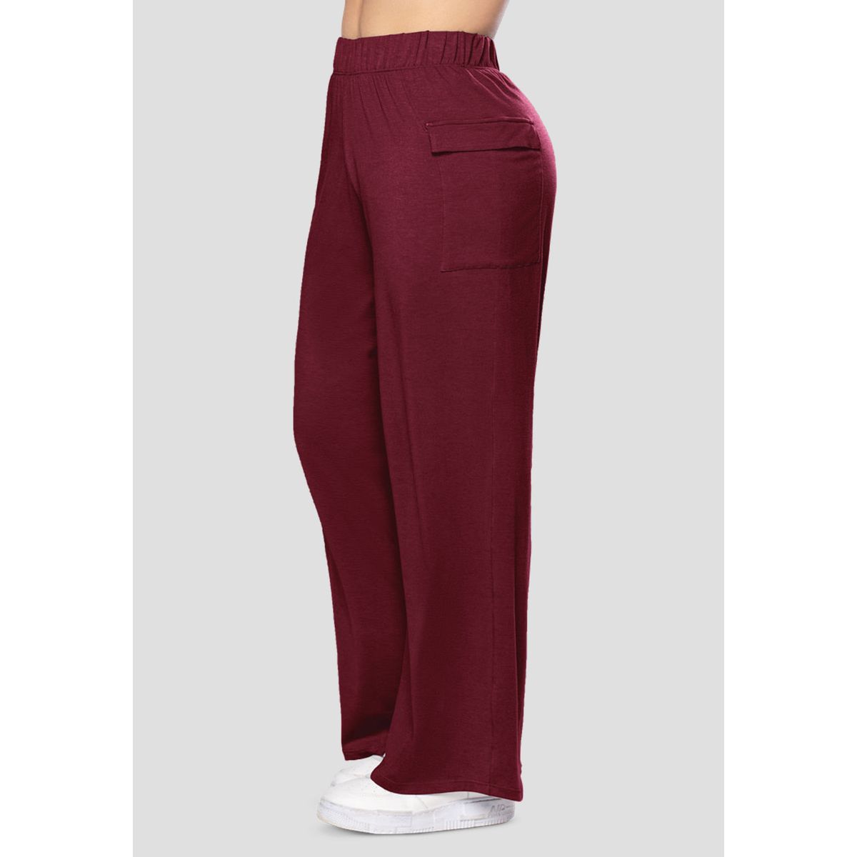FORMAS INTIMAS - Pantalón Sudadera Mujer Vinotinto Fi 7338