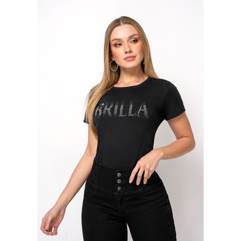 MARKETING PERSONAL - Camiseta Mujer Negro Mp 111095