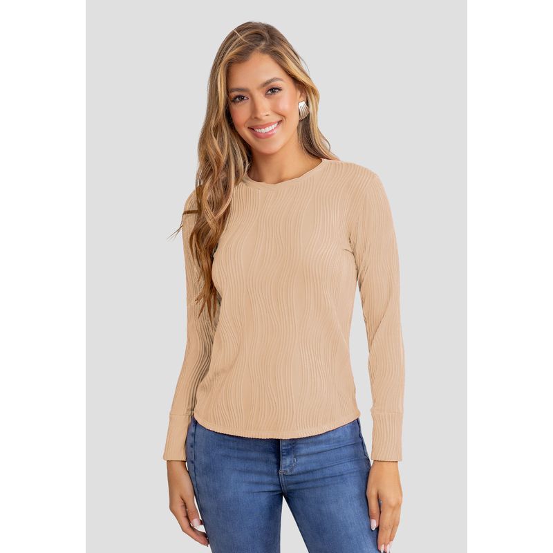 MARKETING PERSONAL - Camibuzo Mujer Latte Mp 110693
