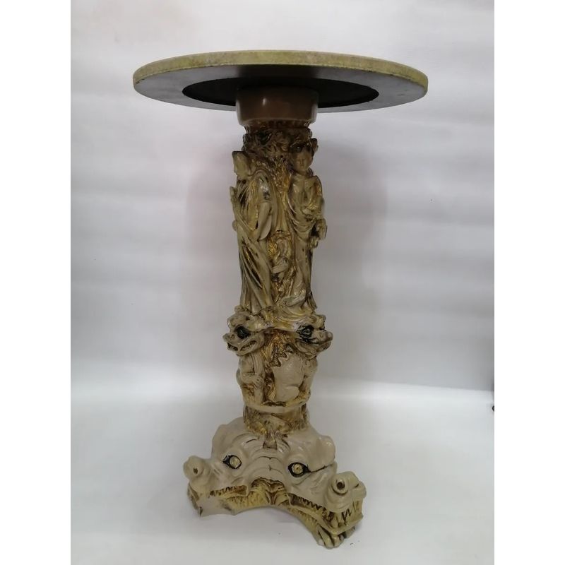 GENERICO - Columna Italy En Marmolina Oleo Y Madera