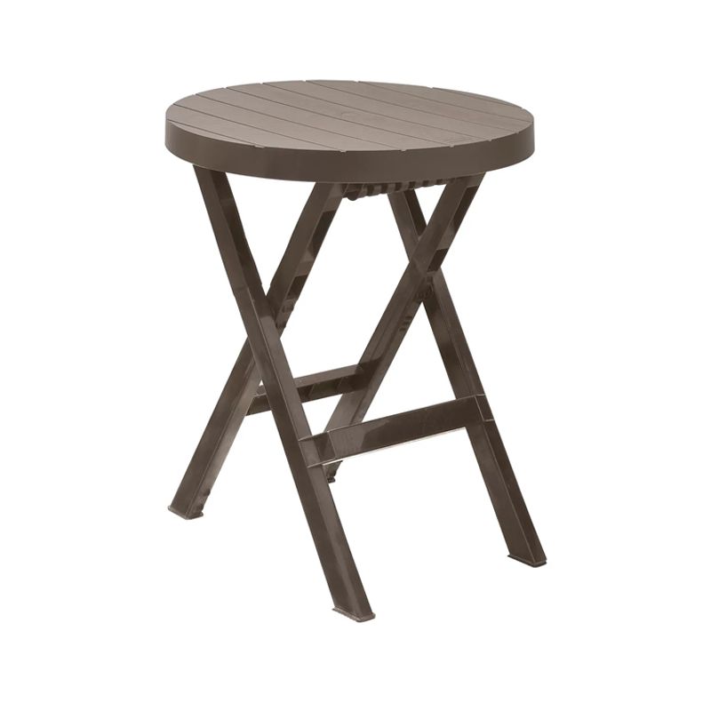 RIMAX - Mesa Plegable Redonda Barú Rimax Mocca 12959