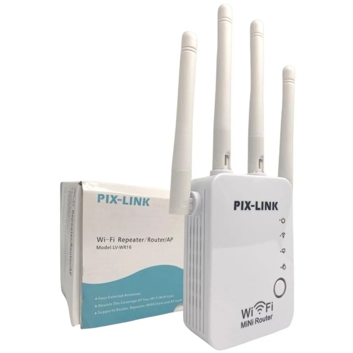 GENERICO - MINI ROUTER 4 ANTENAS WR16Q