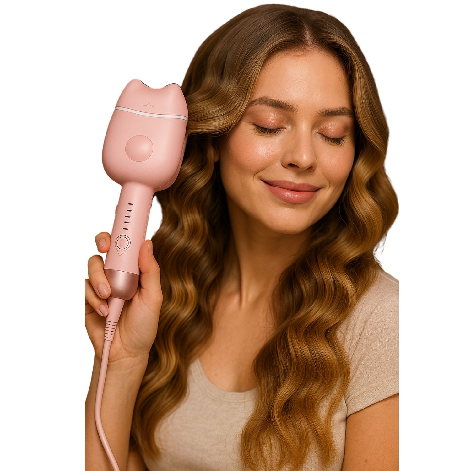 Plancha Rizador Ondas Sirena Profesional Belleza Cabello Perfecto