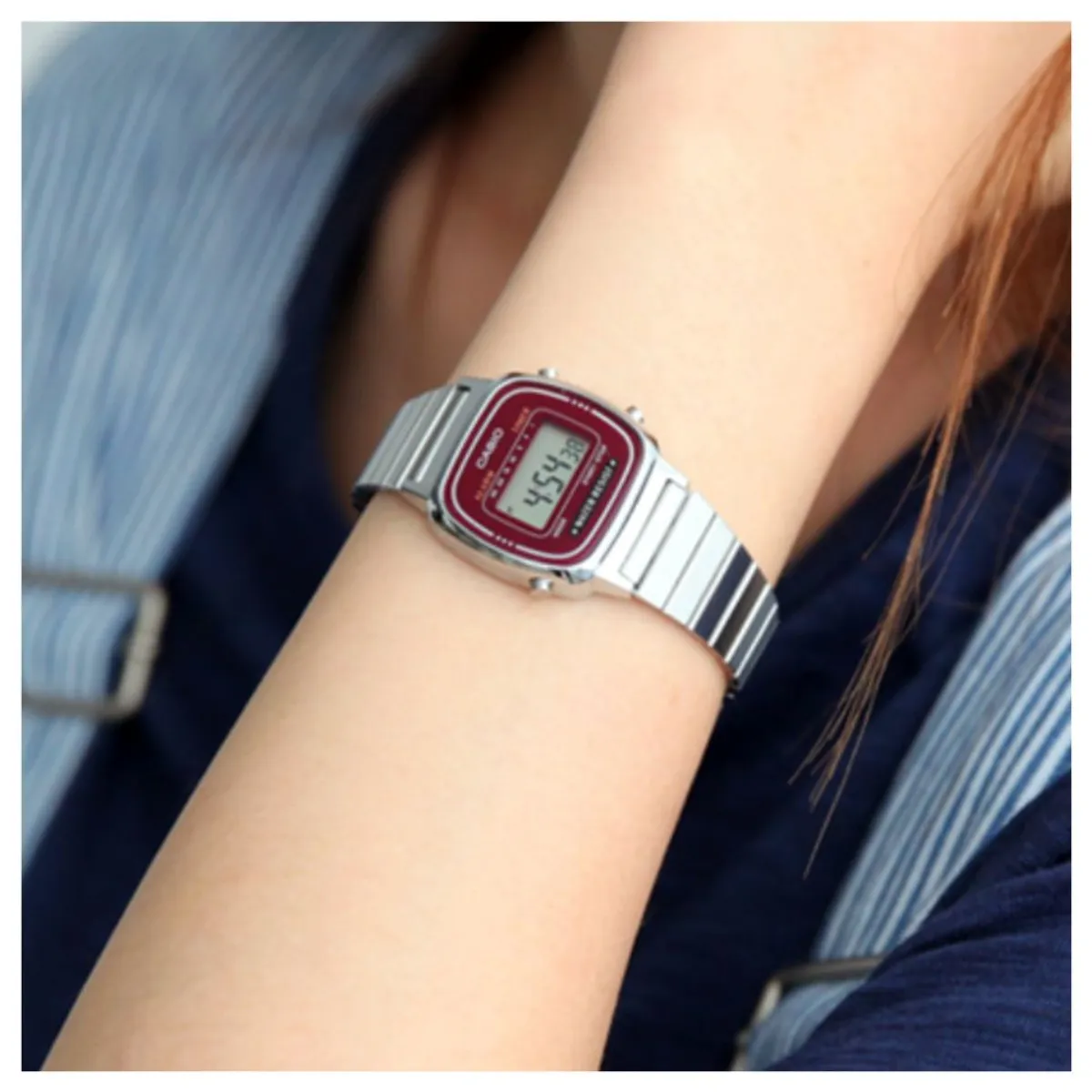Casio - Reloj Mujer Casio Modelo LA-670WA-4D Diseño Vintage