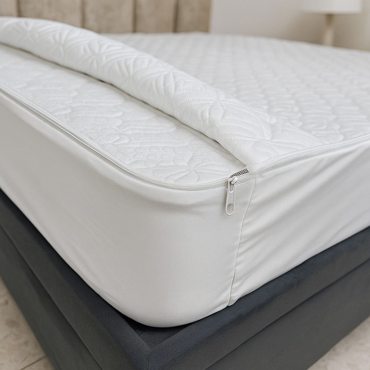 HARMONY HOME - Protector Completo con Cremallera para Colchón 200x200