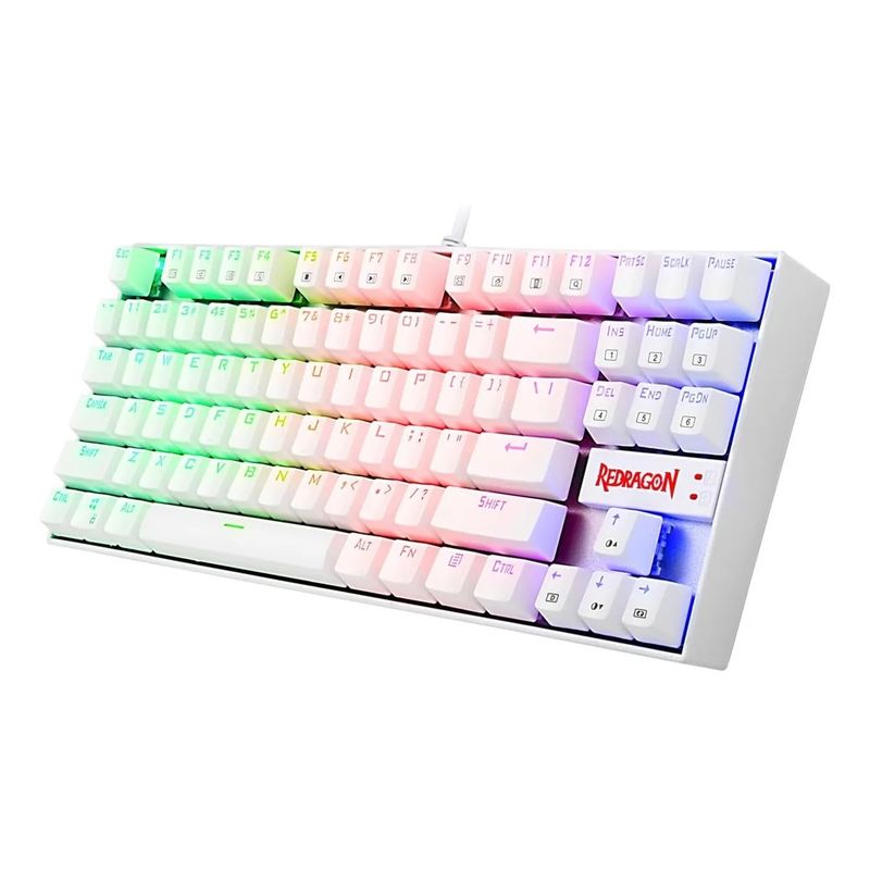 REDRAGON - Teclado Mecanico Gamer Rainbow Sw Rojo Redragon Kumara K552w