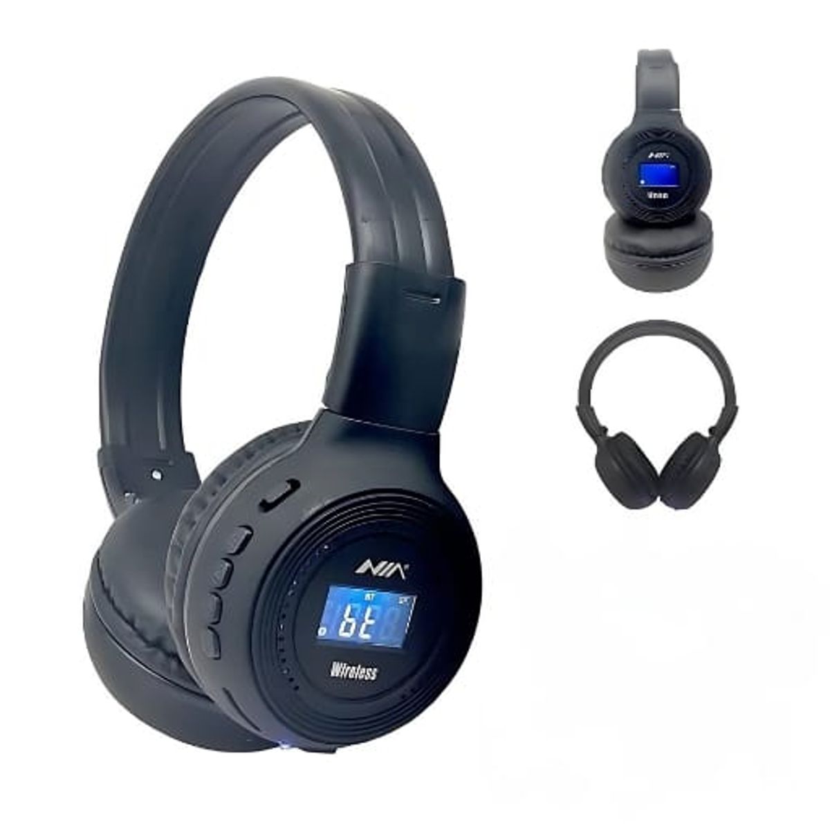 GENERICO - Auriculares inalámbricos NIA  AN-65BT Original Color Negro