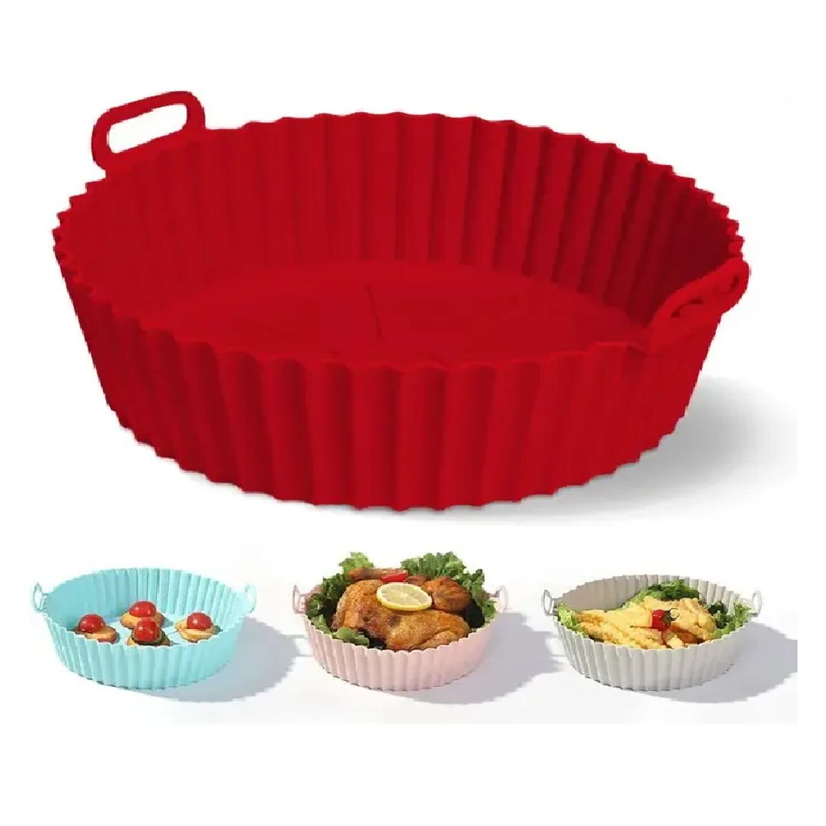 SKY - Molde Protector Para Freidora Air Fryer Silicona Reutizable