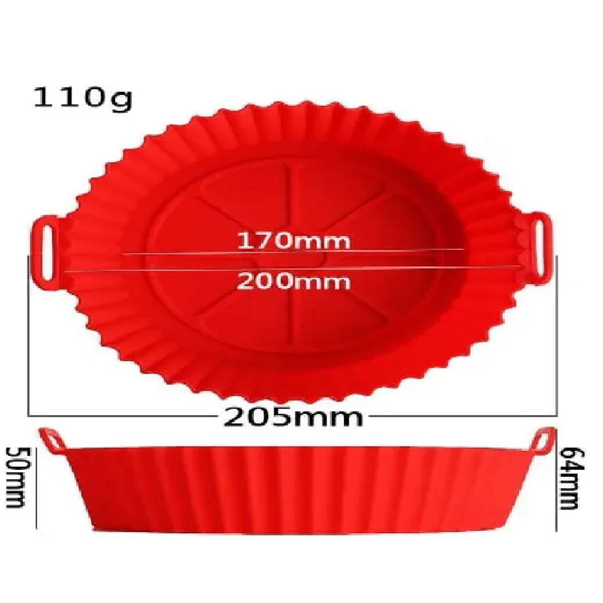 SKY - Molde Protector Para Freidora Air Fryer Silicona Reutizable