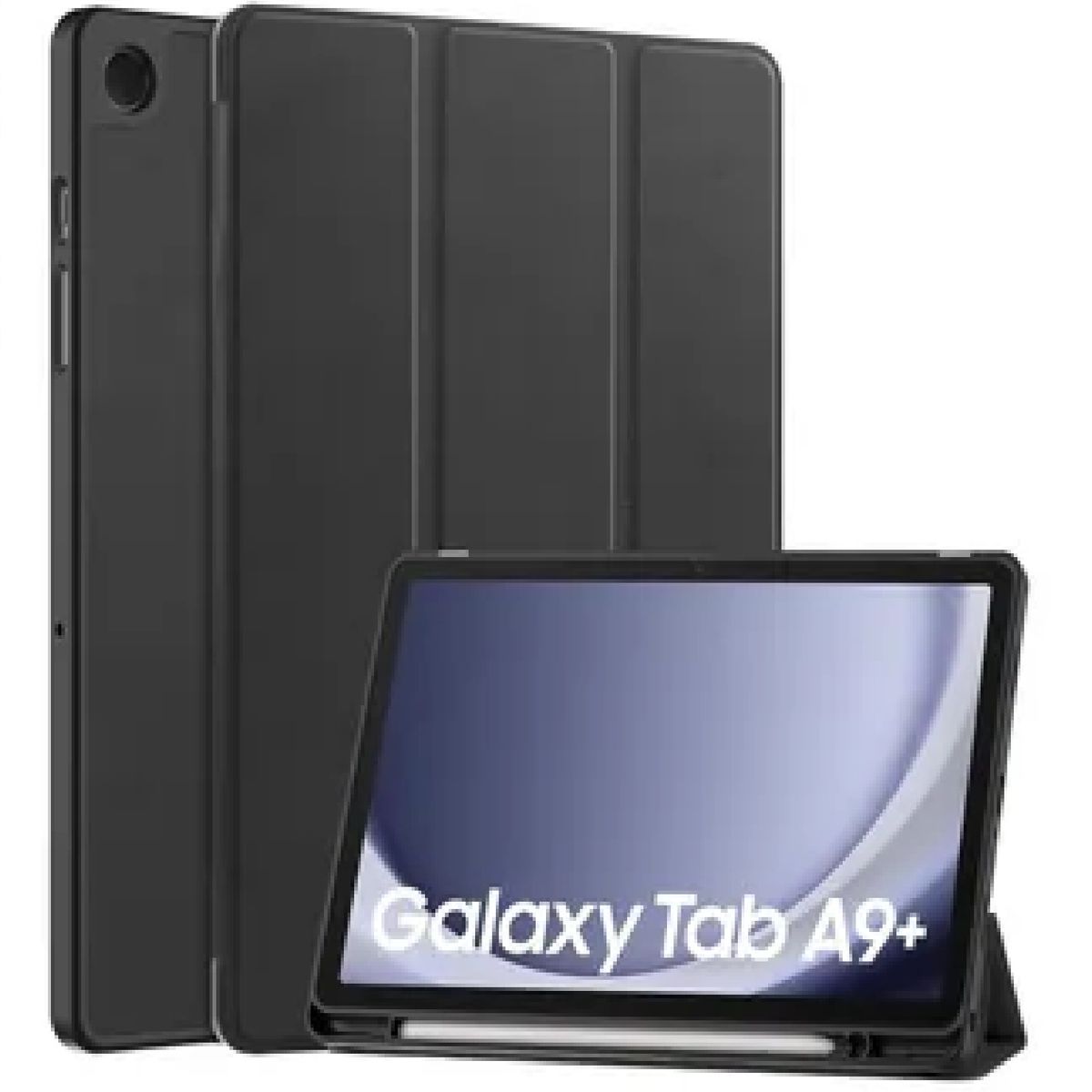GENERICO - Estuche funda y teclado para Tablet Samsung A9+ de11 pulgadas Color NEGRO