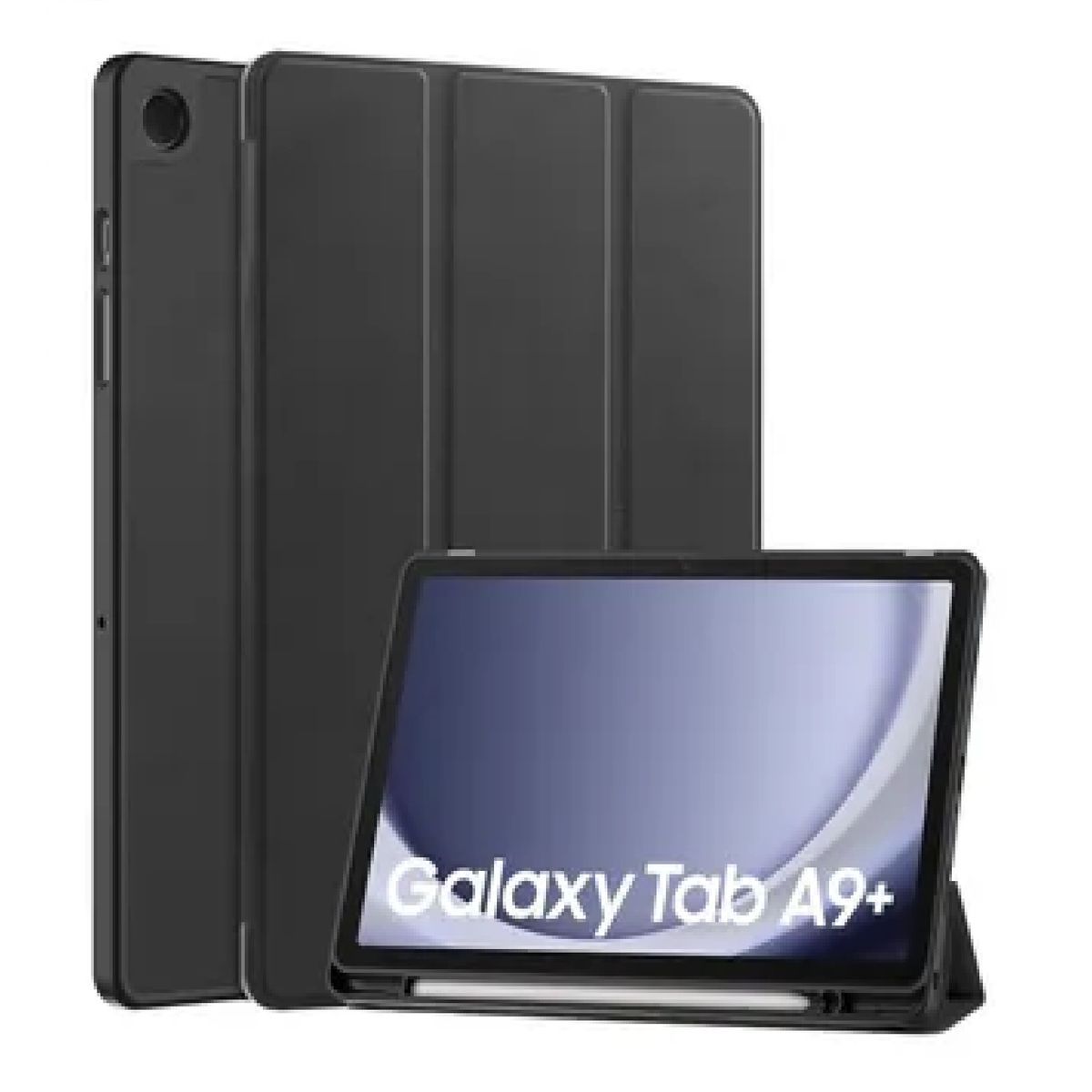 GENERICO - Estuche funda y teclado para Tablet Samsung A9+ de11 pulgadas Color NEGRO
