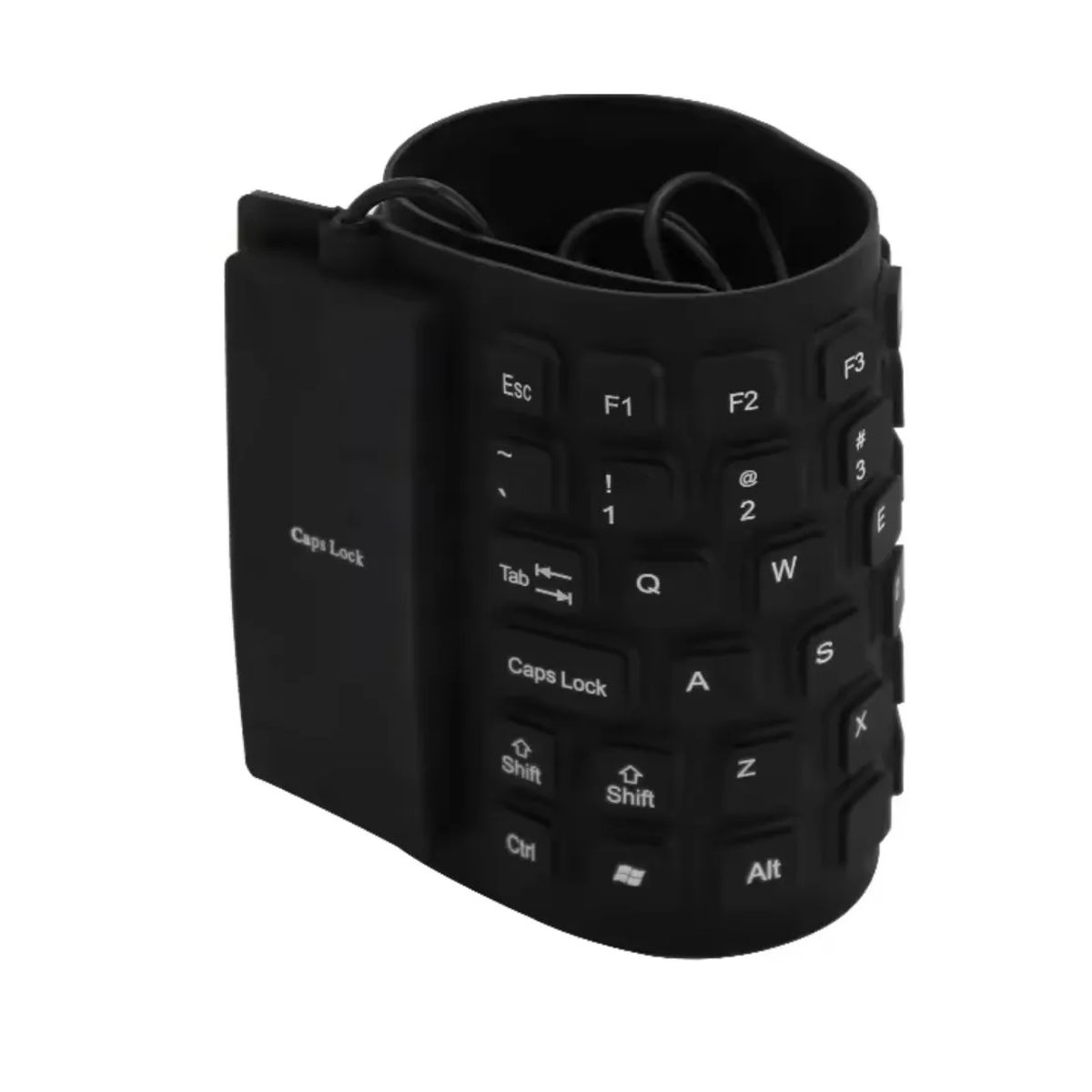 GENERICO - Teclado Silicona Plegable, Con Cable Usb, 85 Teclas, Teclado