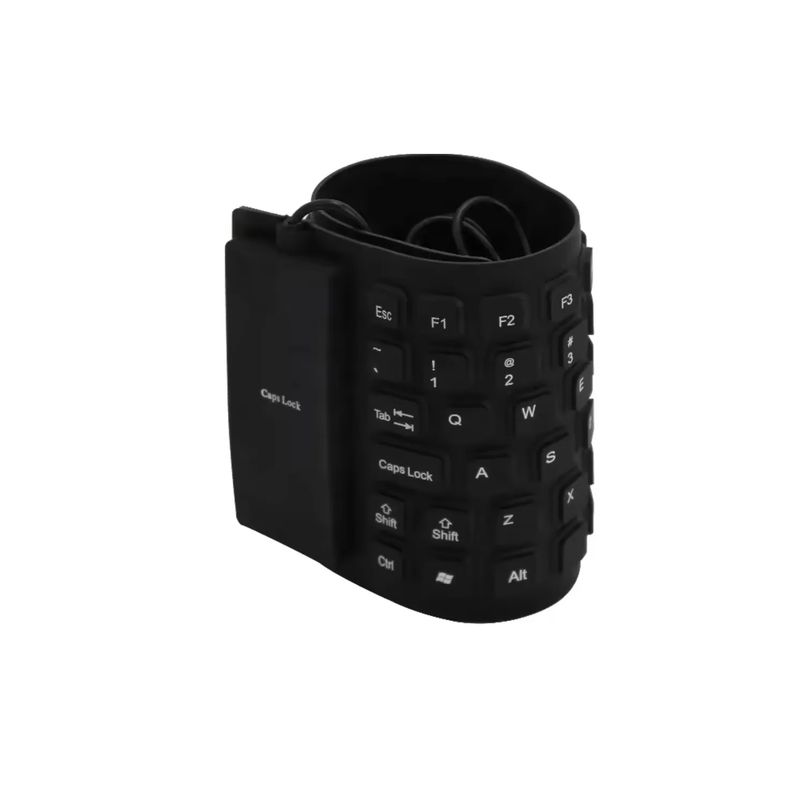 GENERICO - Teclado Silicona Plegable, Con Cable Usb, 85 Teclas, Teclado