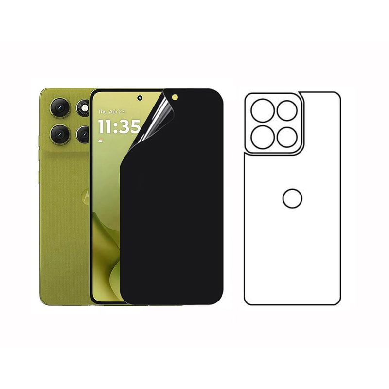 GENERICO - Protector Antiespia +Trasero en Hidrogel Para MOTOROLA MOTO G86