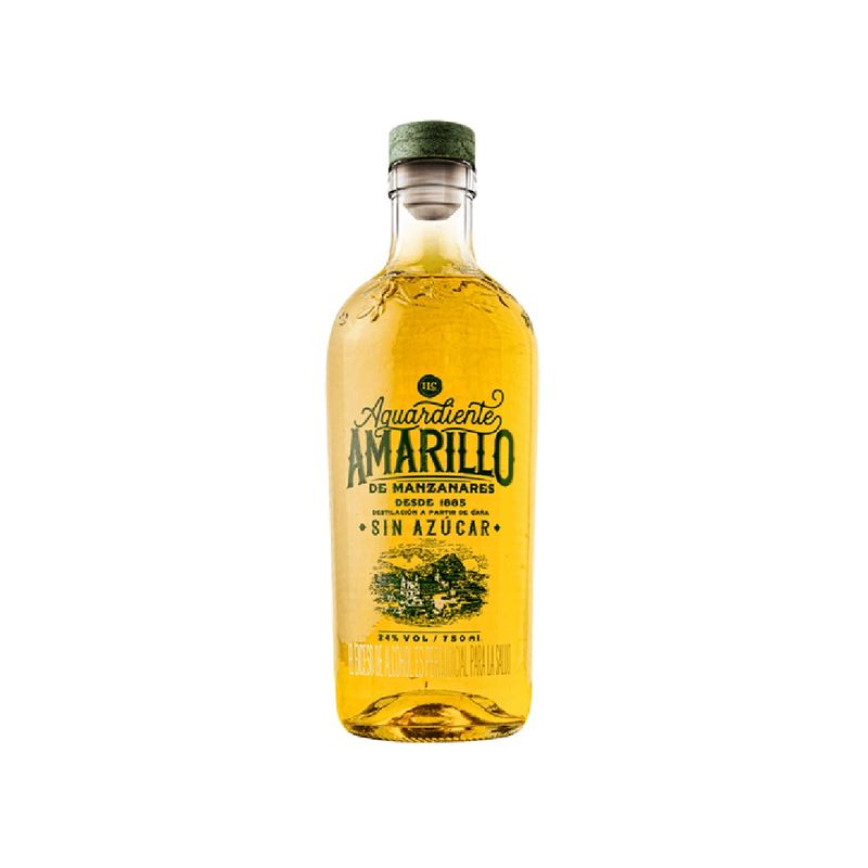 AMARILLO MANZANARES - Aguardiente Amarillo Manzanares 750ml