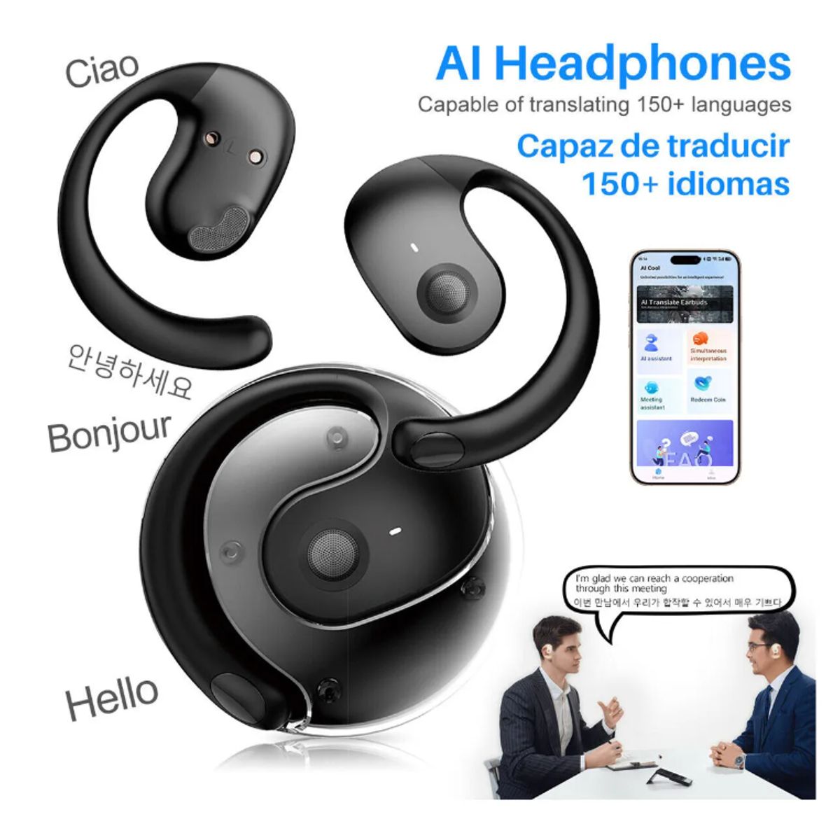 GENERICO - Auriculares De Traducción Inteligentes