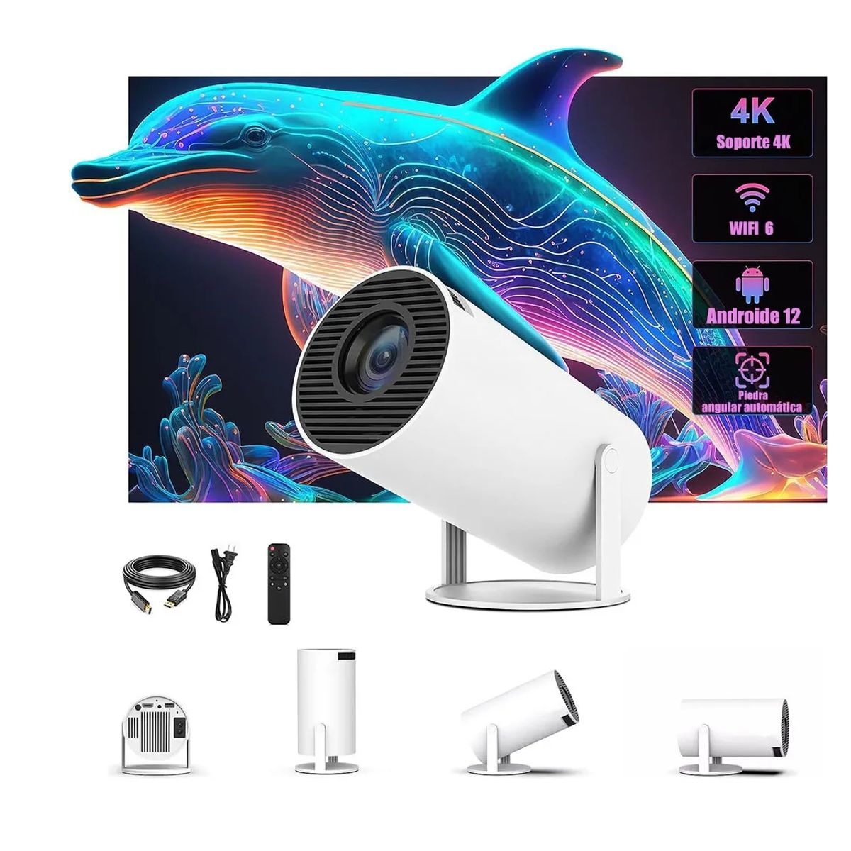 GENERICO - Proyector Mini Magcubic Ultra Hd Projector Multimedia 8000lm