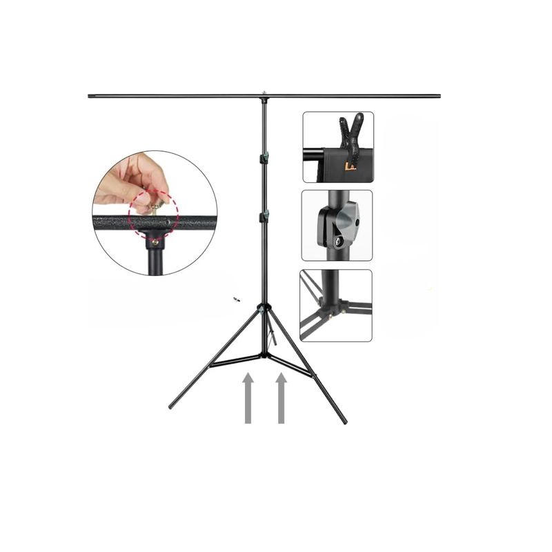 GENERICO - Telon 75 Pulgadas Para Proyector Video Beam Con Tripode 2mts