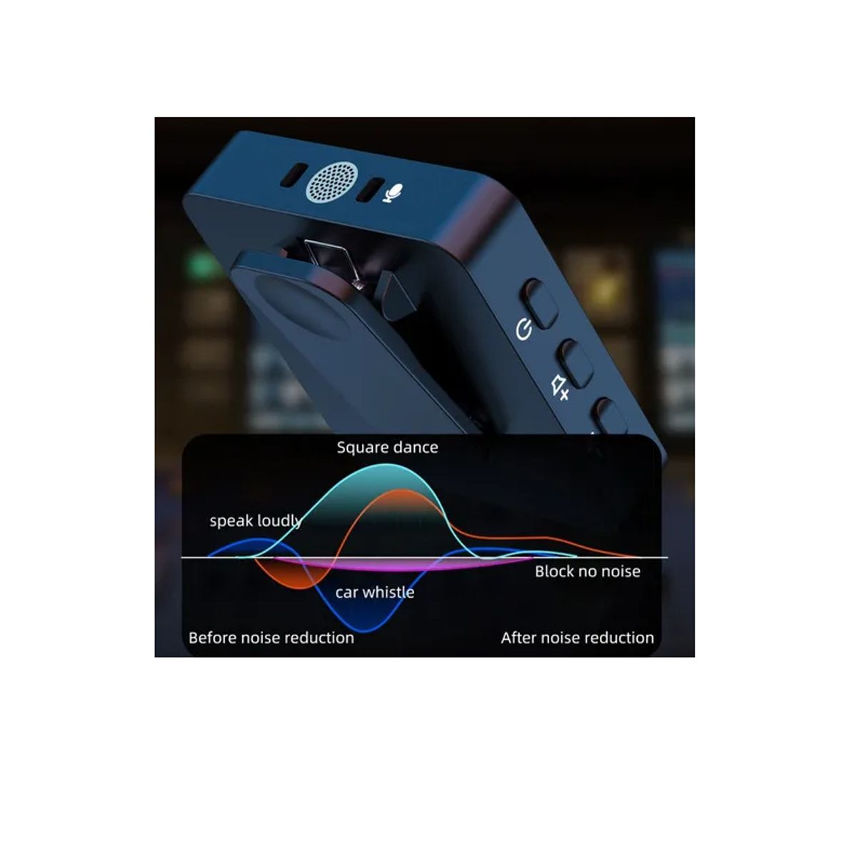 GENERICO - Microfono Dual Inalambrico Solapa Profesional Lightning Sx8