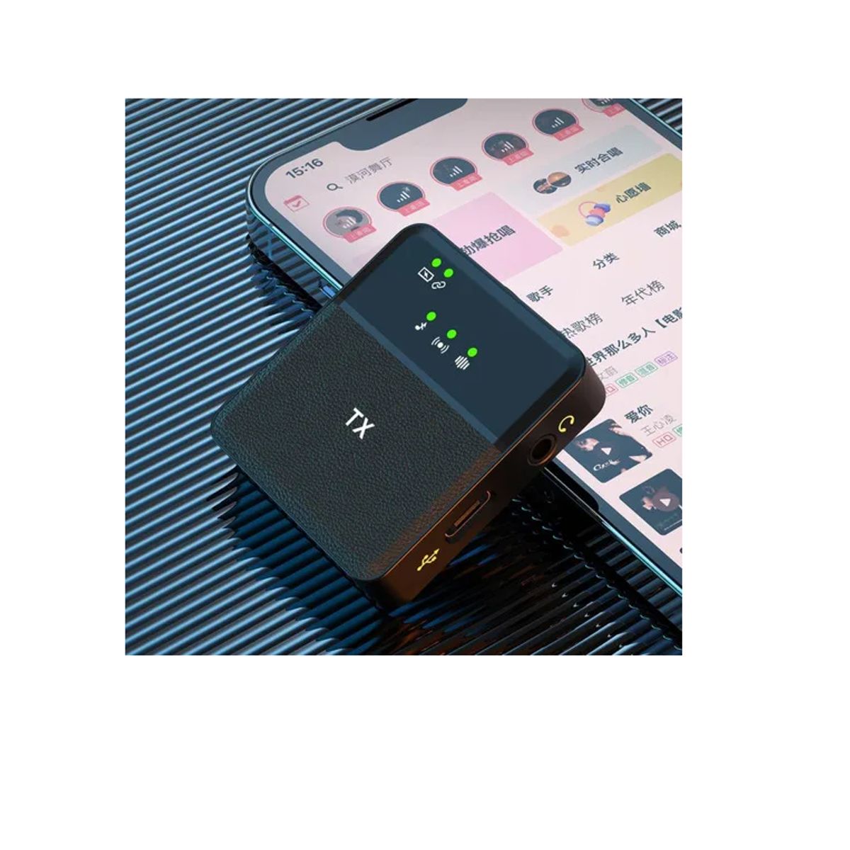 GENERICO - Microfono Dual Inalambrico Solapa Profesional Lightning Sx8