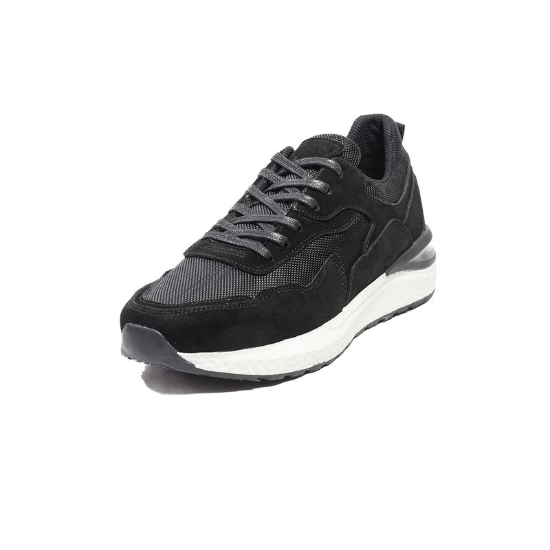 MOOPY - TENIS CUERO/CARNAZA NEGRO MOOPY BOSS 03
