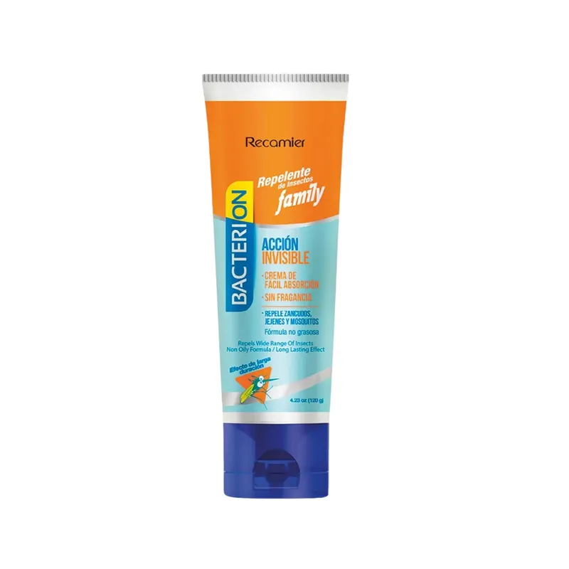 RECAMIER - Repelente de Insectos Family Crema Bacterion 120 g
